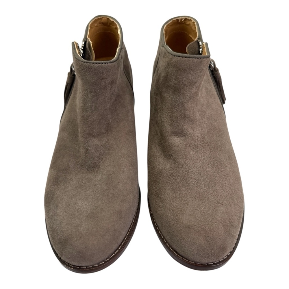 Vionic Women’s Joy Serena Gray Suede Ankle Boots Comfort Support Shoes Size 7.5‎